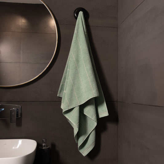 SYMMETRY GREEN - 1 BATH TOWEL