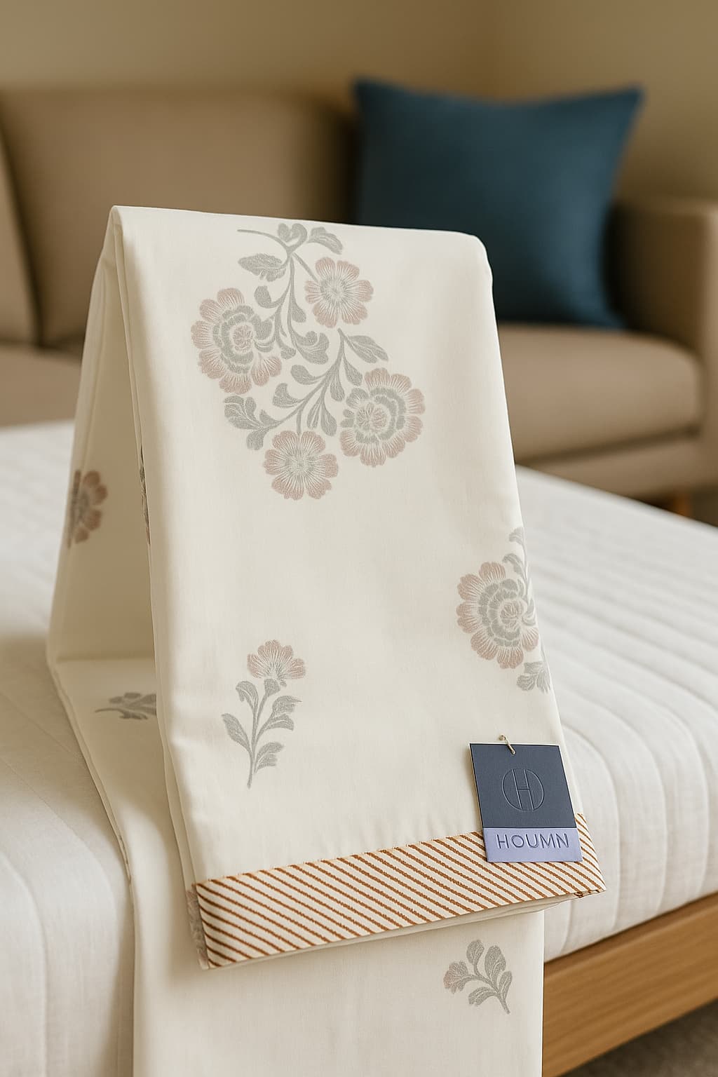 Block Printed Muslin Cotton Dohar