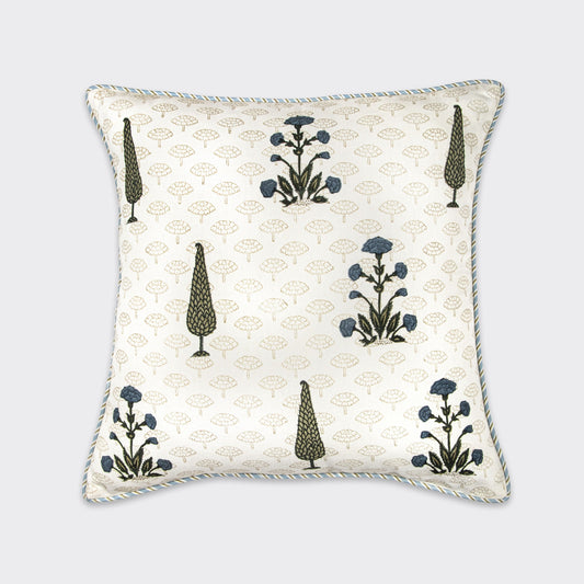 Solemn Block Printed Cushion Cover | Houmn