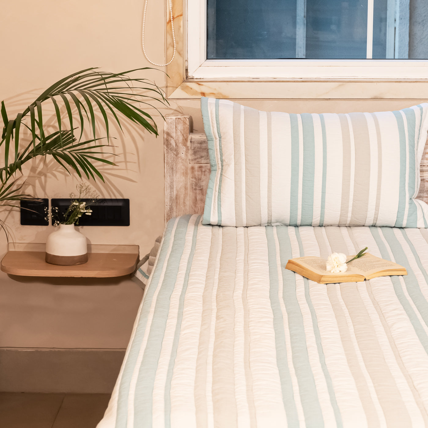 Coastal Stripes BEDDING SET (3 PIECE SET)