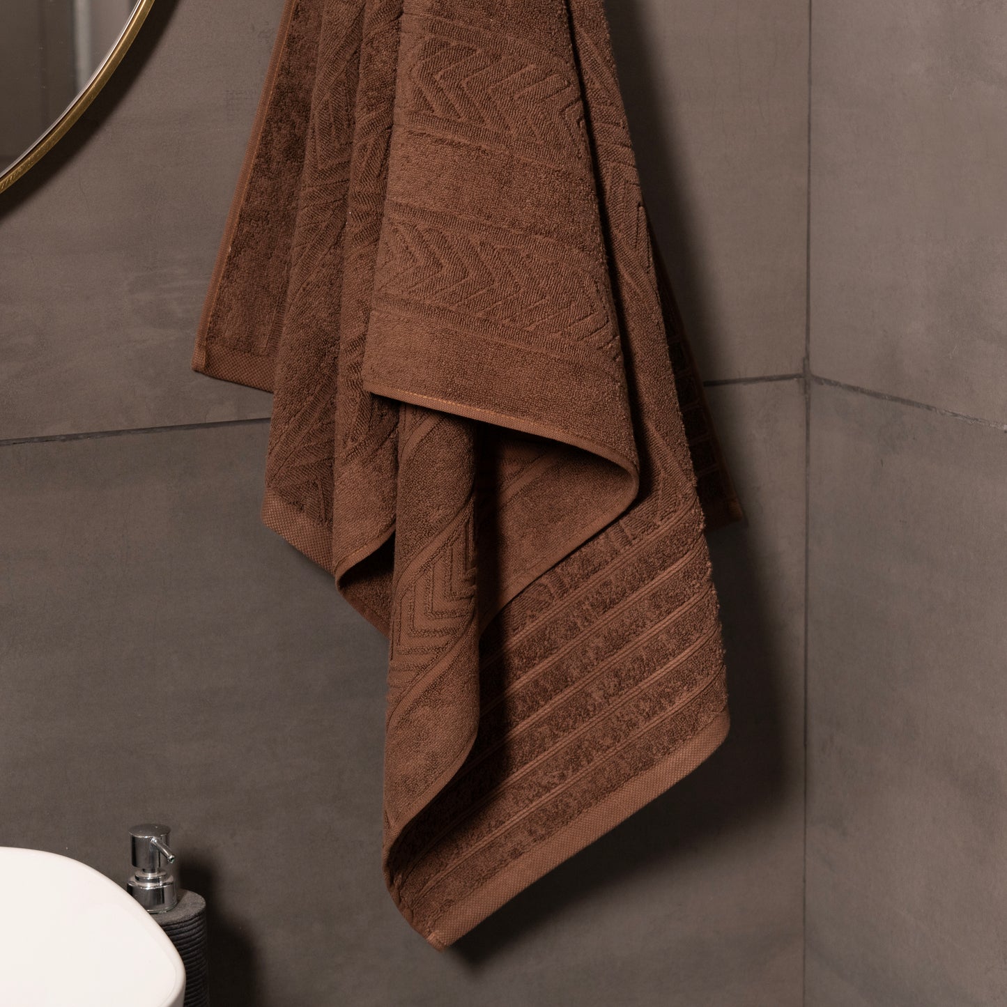 PLACID BROWN - 1 BATH TOWEL