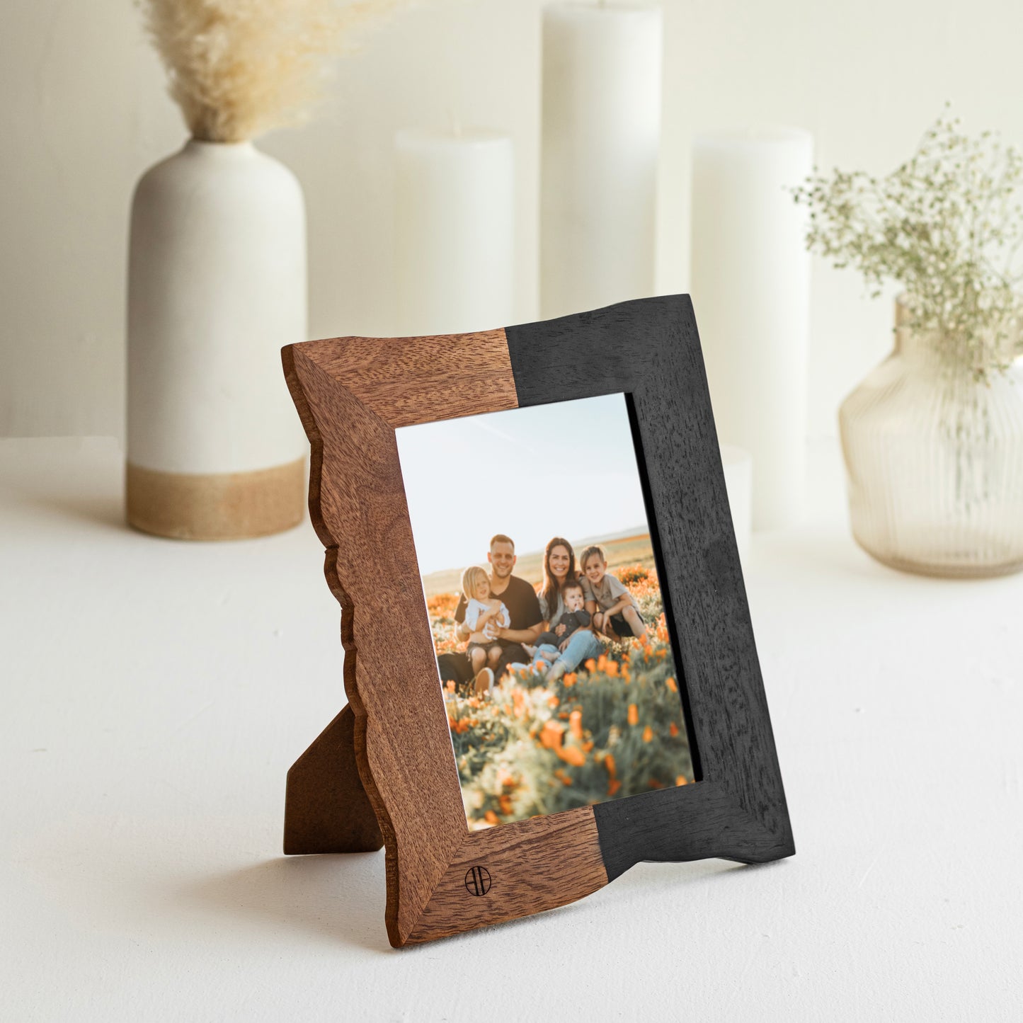 Harmony Photoframe & Tea- light Holder Set