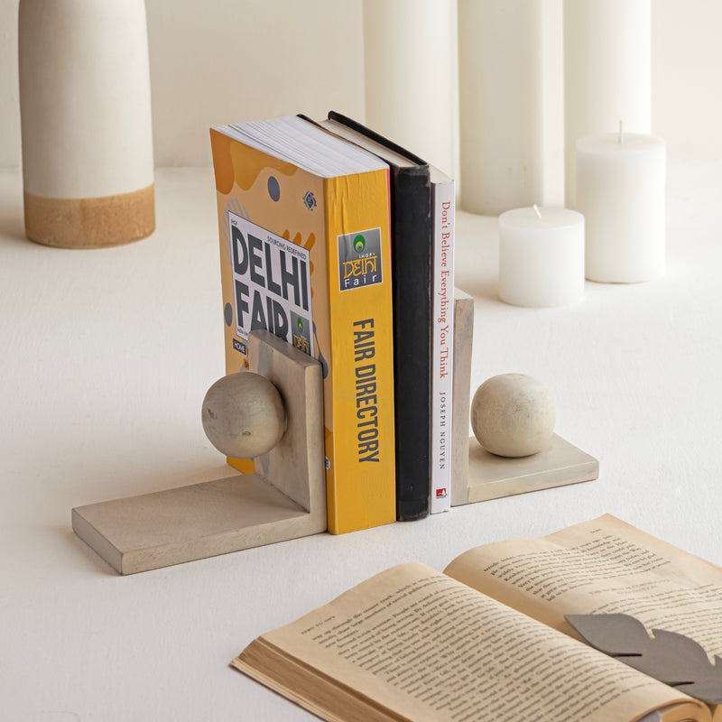 Literary Luxe Bookend & Bookmark Set