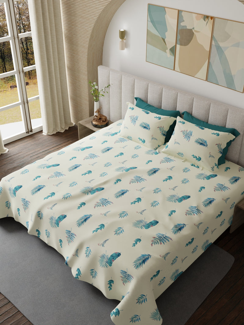 Celeste Blue Bedsheet Set