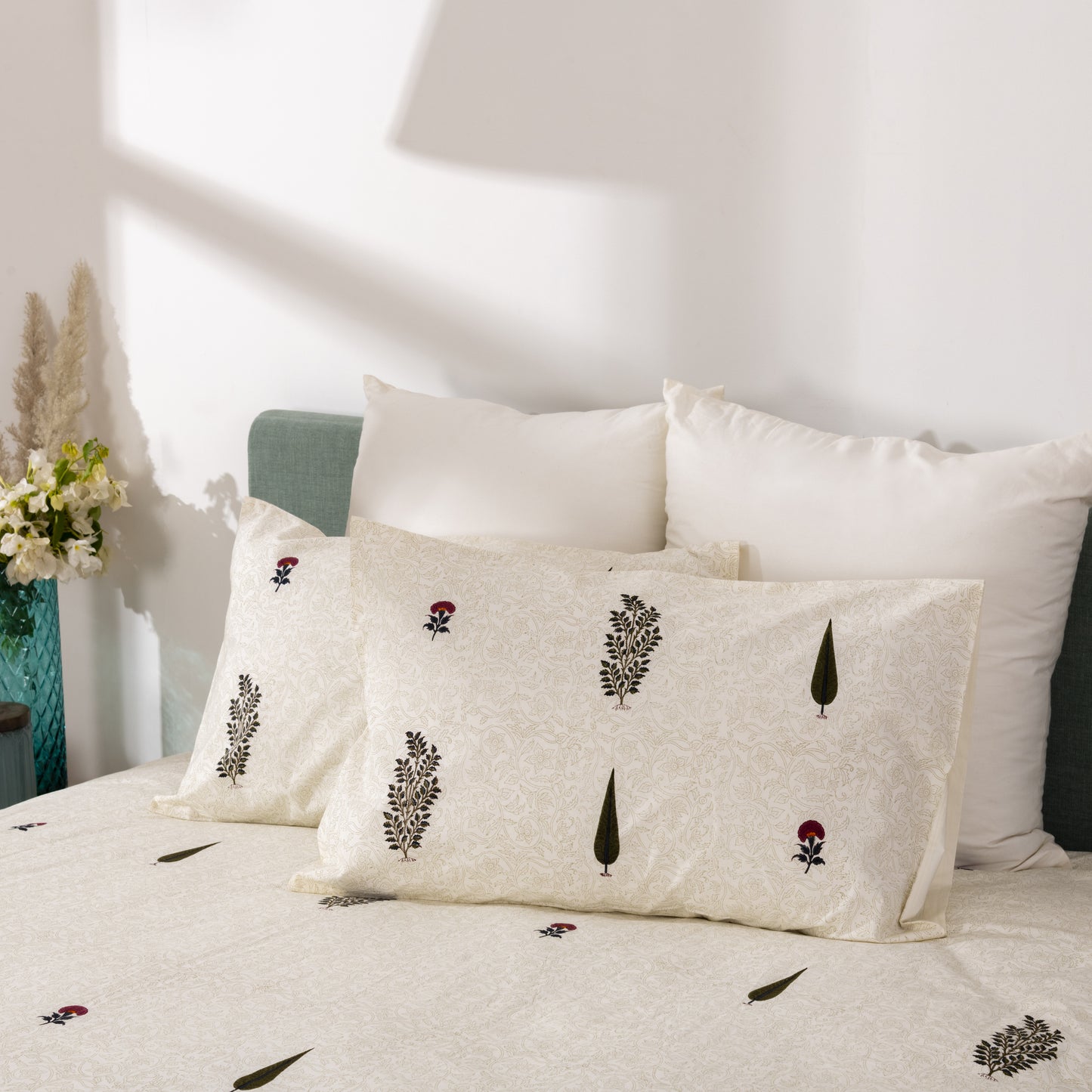 COTTON - BLOCK PRINT BEDSHEET SET