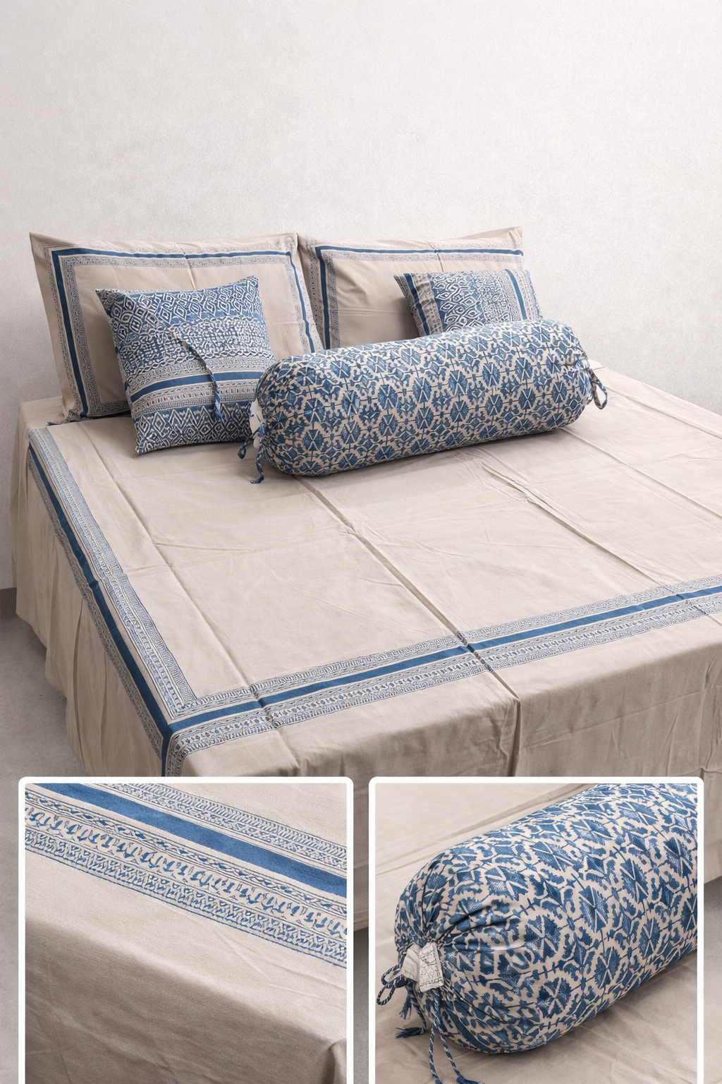 MIRZA COTTON BEDSHEET SET