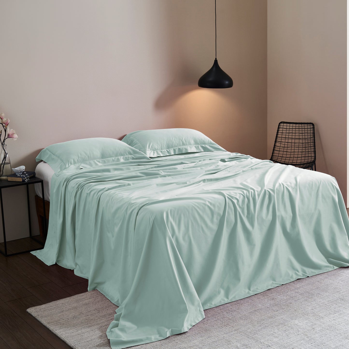 FLORENCE STITCH PLAIN BEDSHEET - 400TC