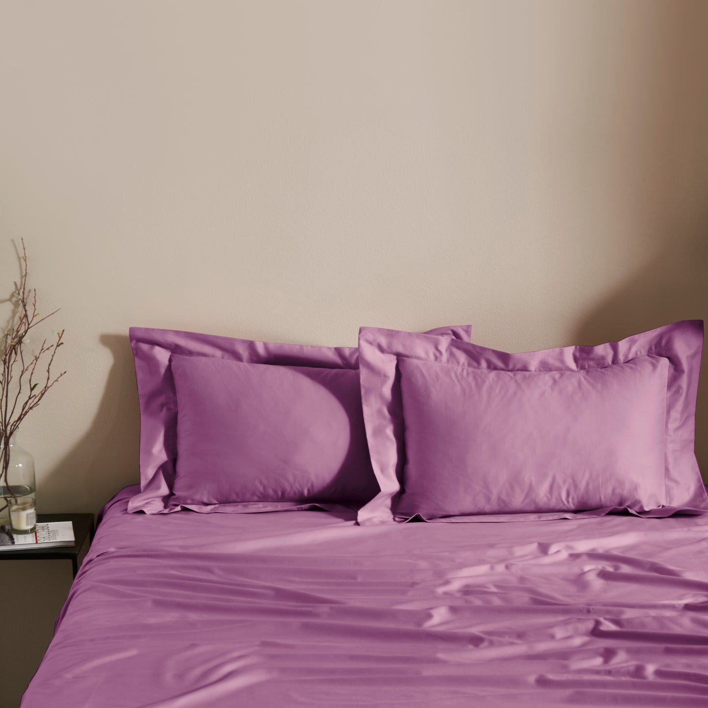 FLORENCE STITCH PLAIN BEDSHEET - 400TC