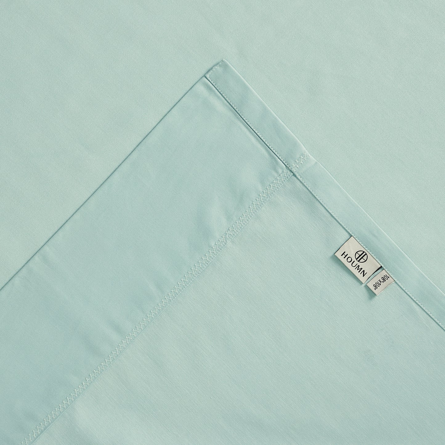 FAGOTING STITCH PLAIN BEDSHEET - 500TC