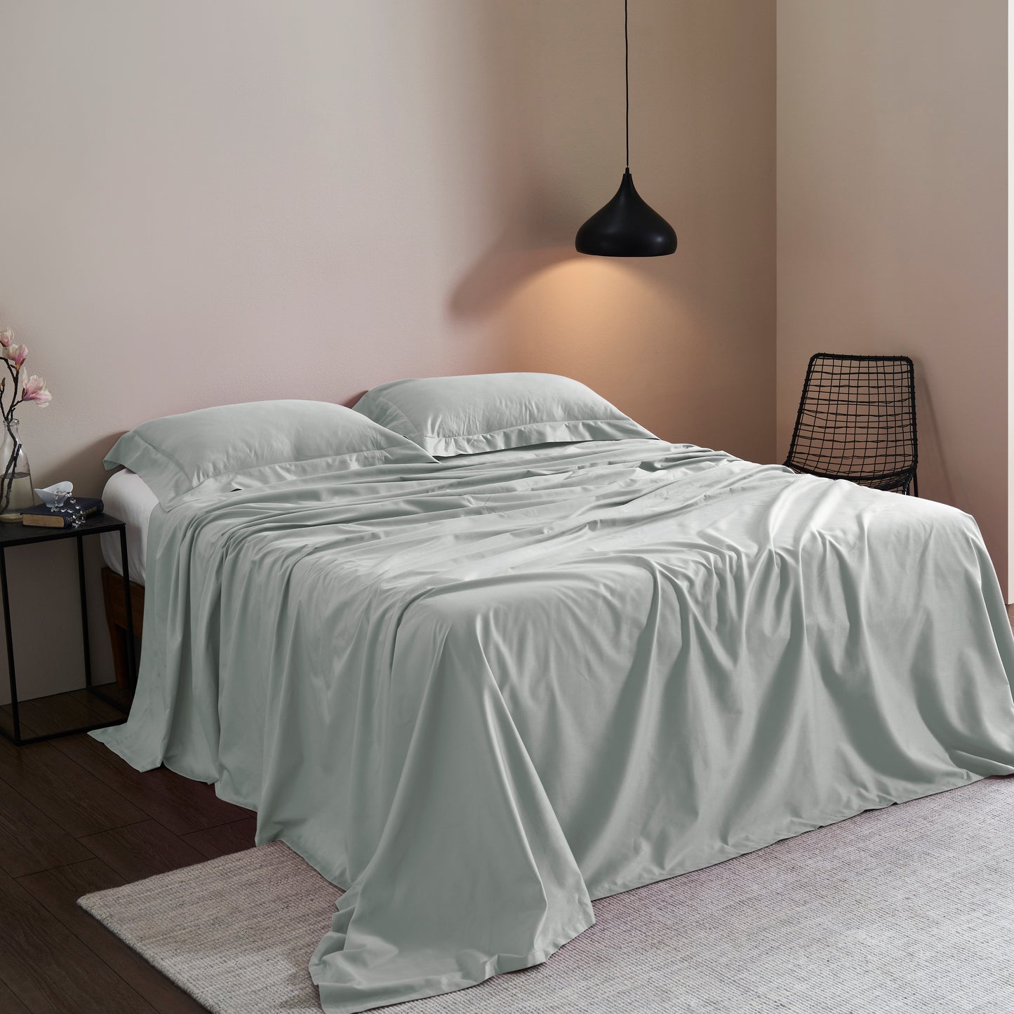 FLORENCE STITCH PLAIN BEDSHEET - 400TC