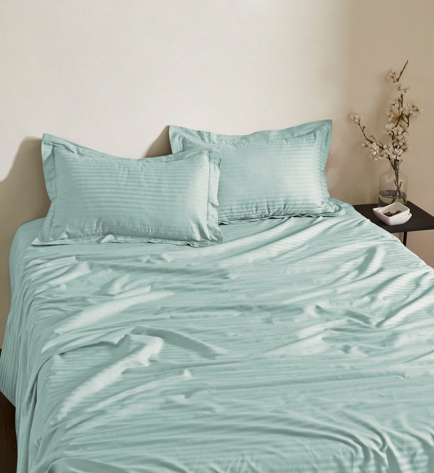 TREE STITCH STRIPE BEDSHEET - 300TC