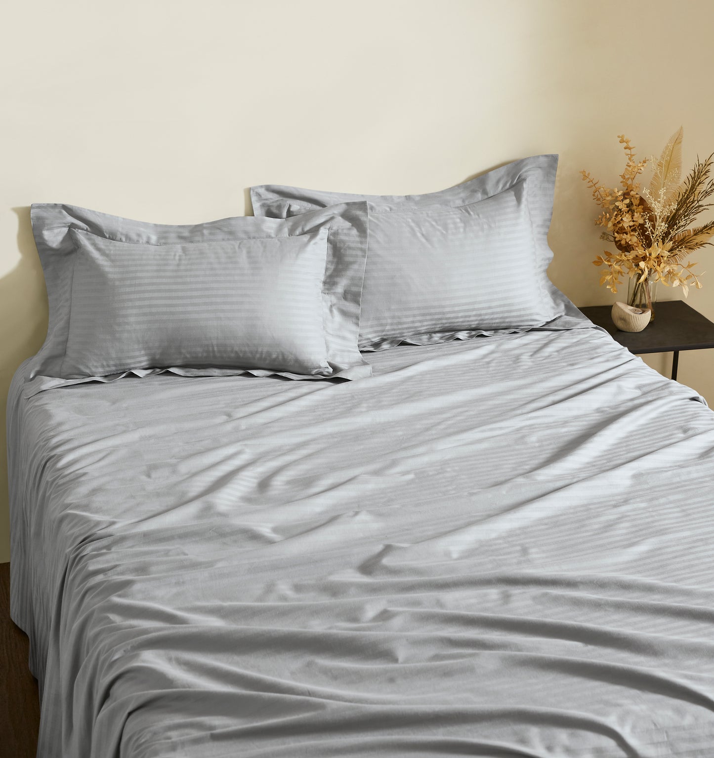 TREE STITCH STRIPE BEDSHEET - 300TC