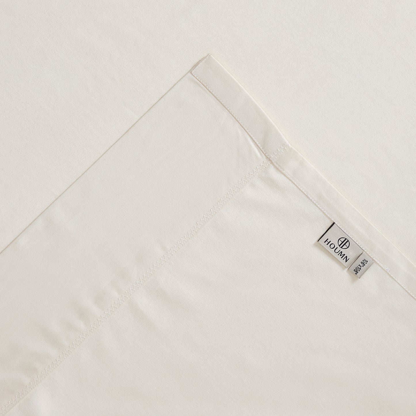 FAGOTING STITCH PLAIN BEDSHEET - 500TC