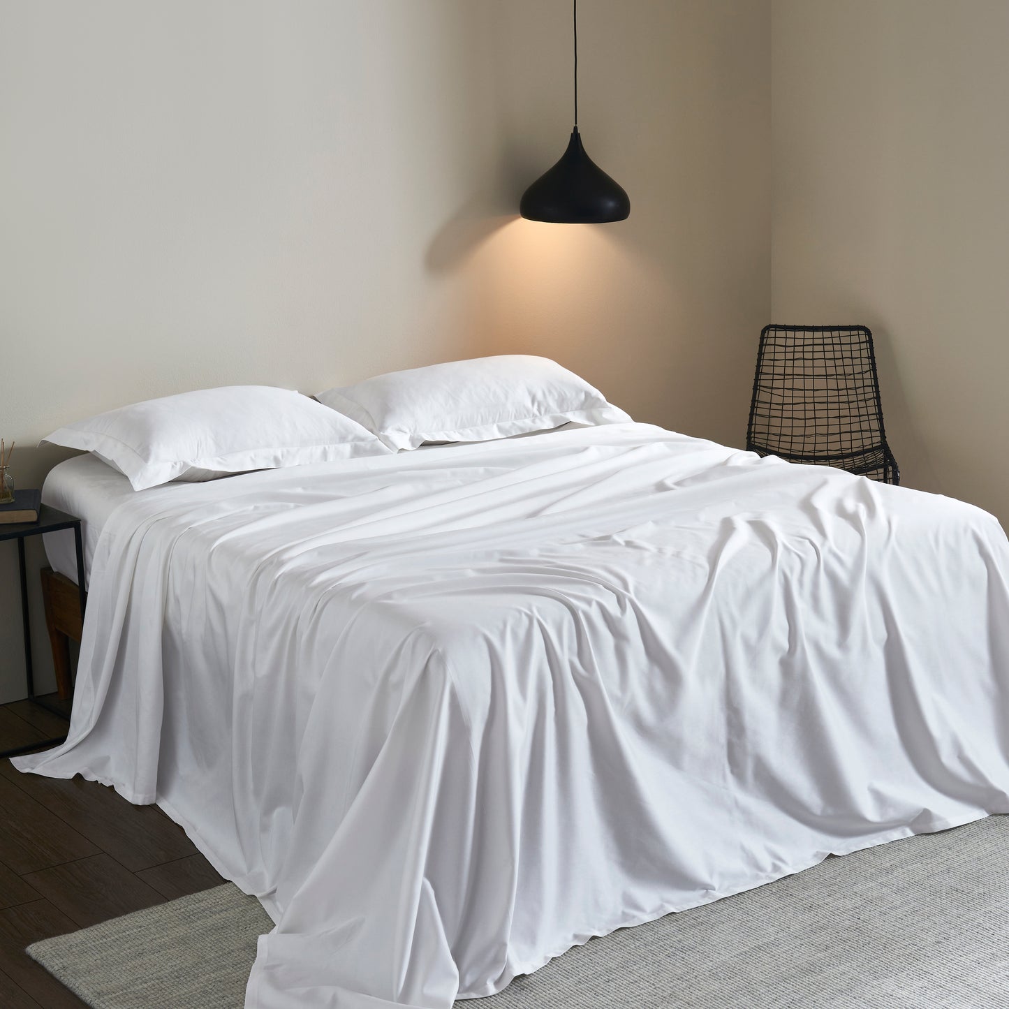 FLORENCE STITCH PLAIN BEDSHEET - 400TC