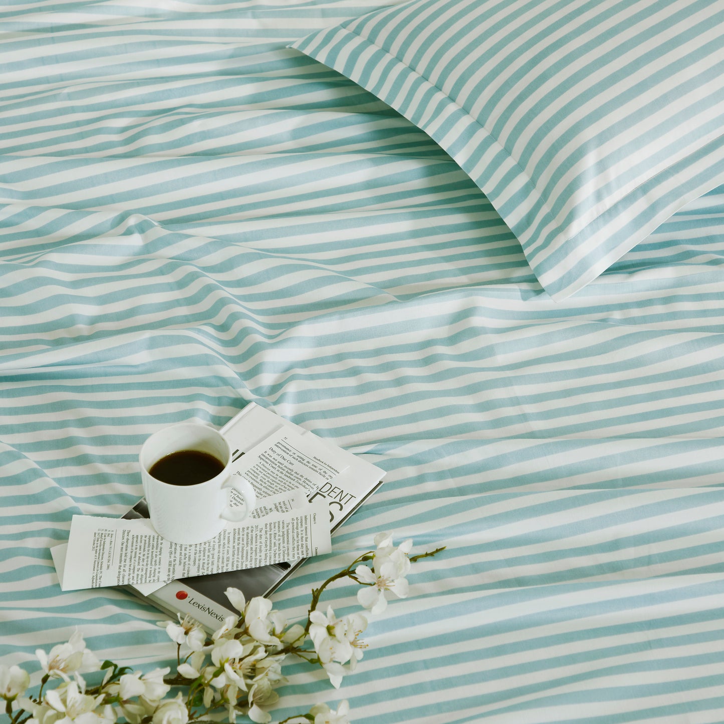 STRIPE PLAIN BEDSHEET - 400TC