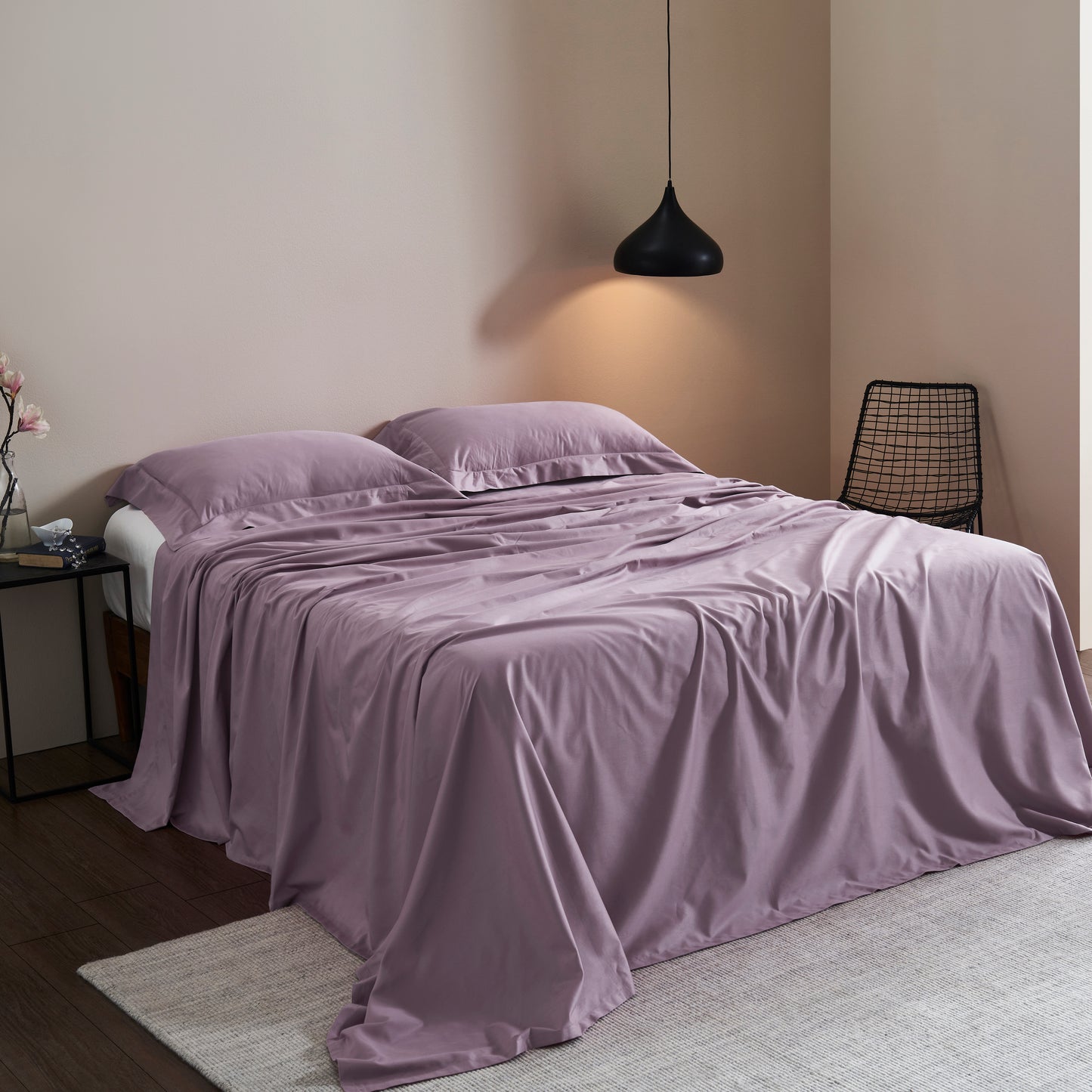 FLORENCE STITCH PLAIN BEDSHEET - 400TC