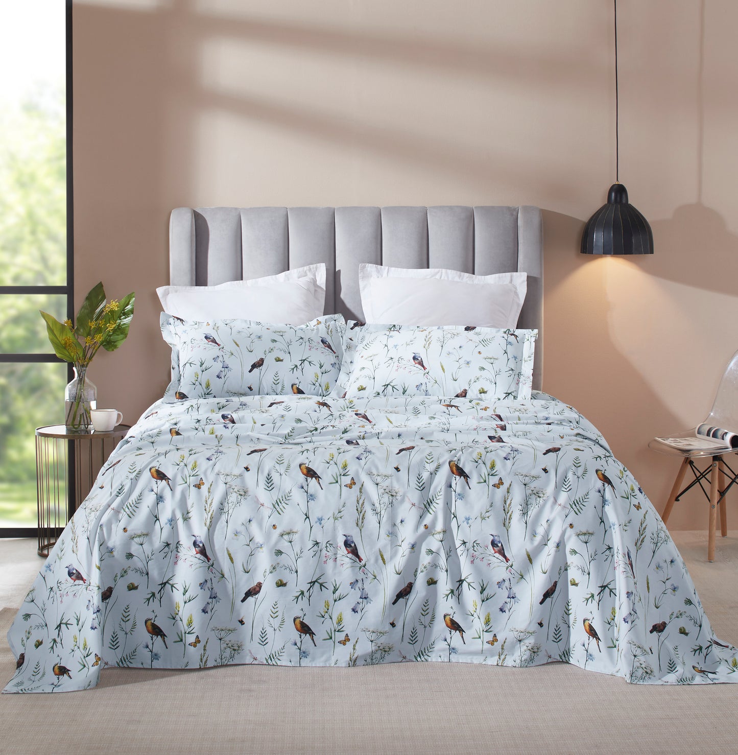 Sanctum Digital Printed Bedsheet Set | Houmn