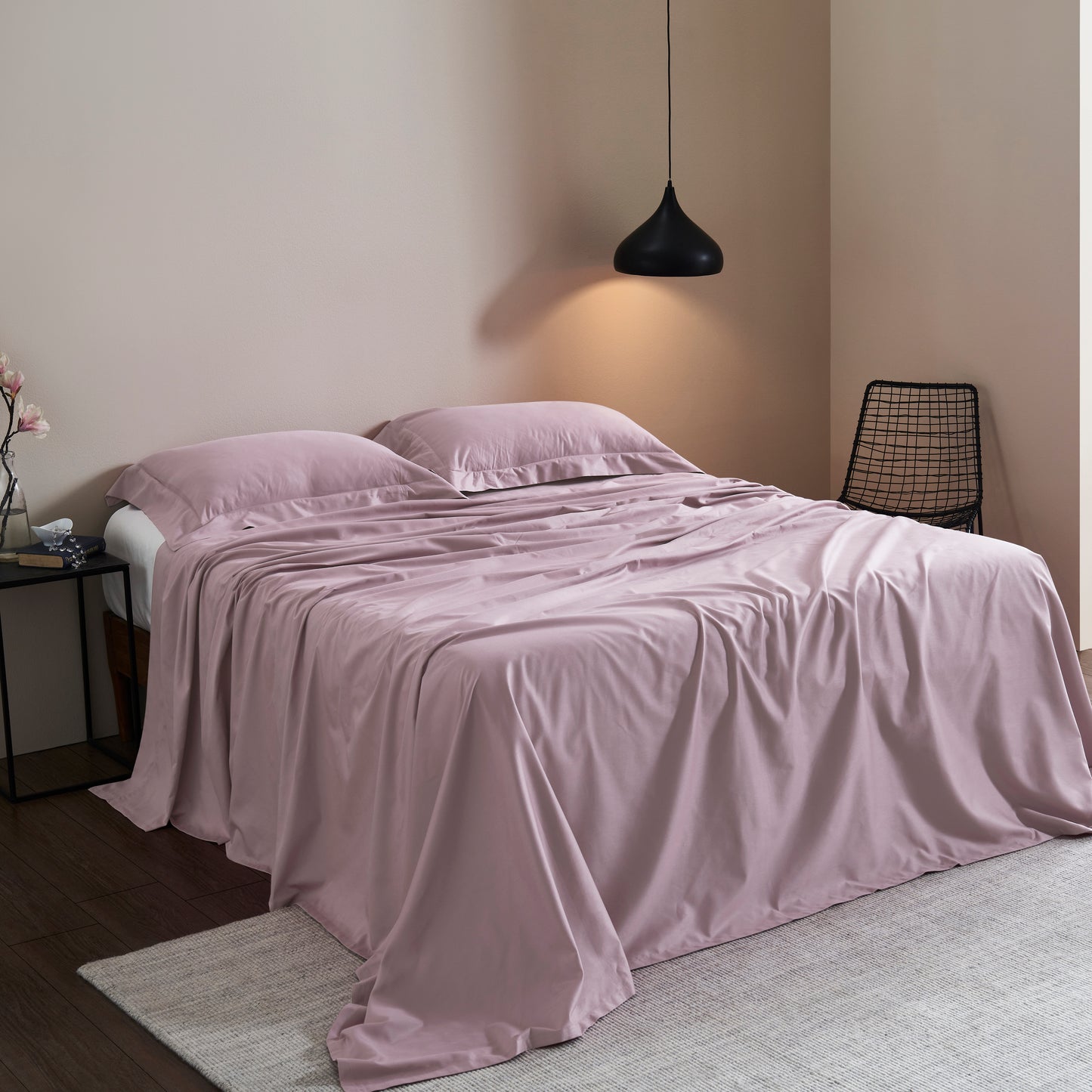 FLORENCE STITCH PLAIN BEDSHEET - 400TC