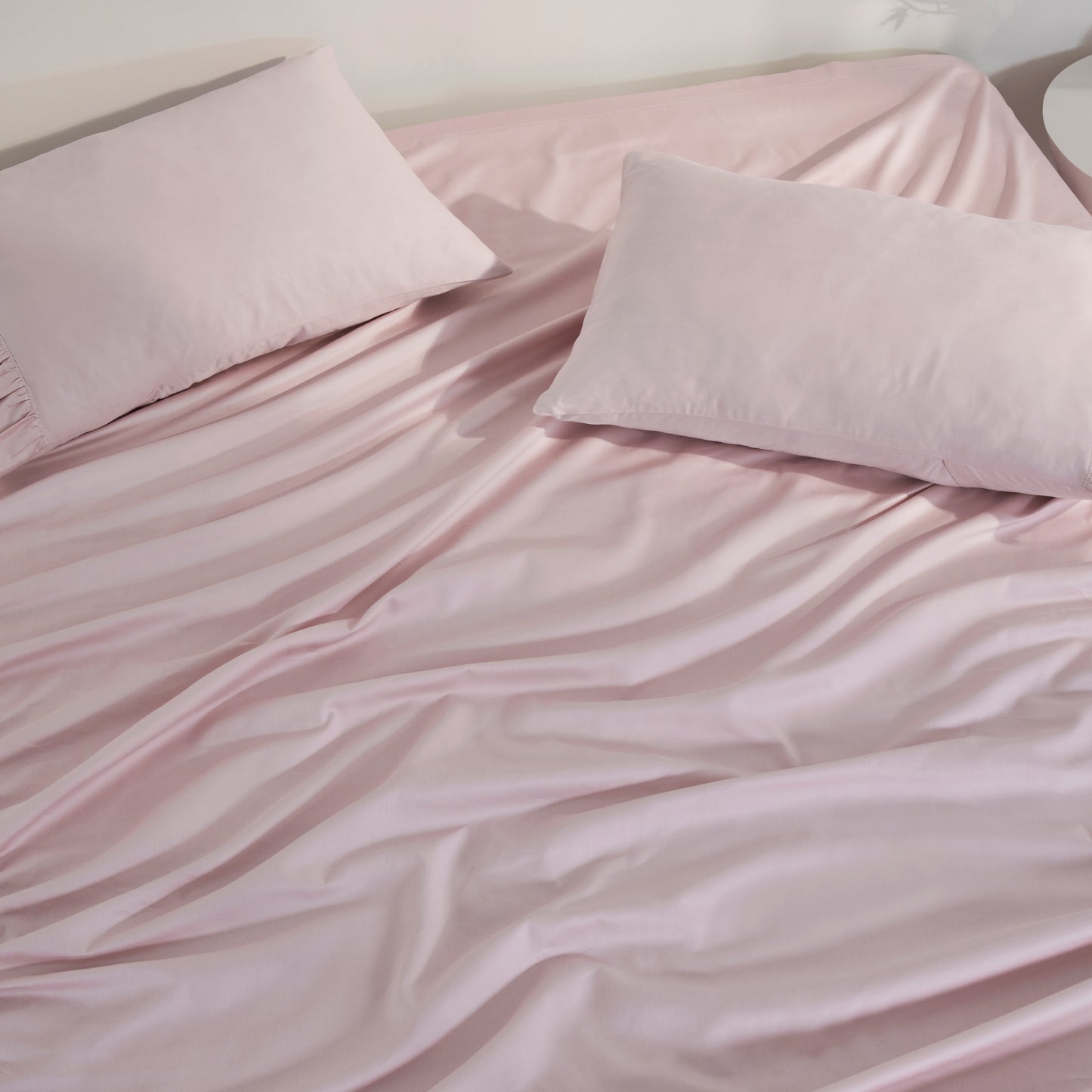 RUFFLE PLAIN BEDSHEET - 400TC