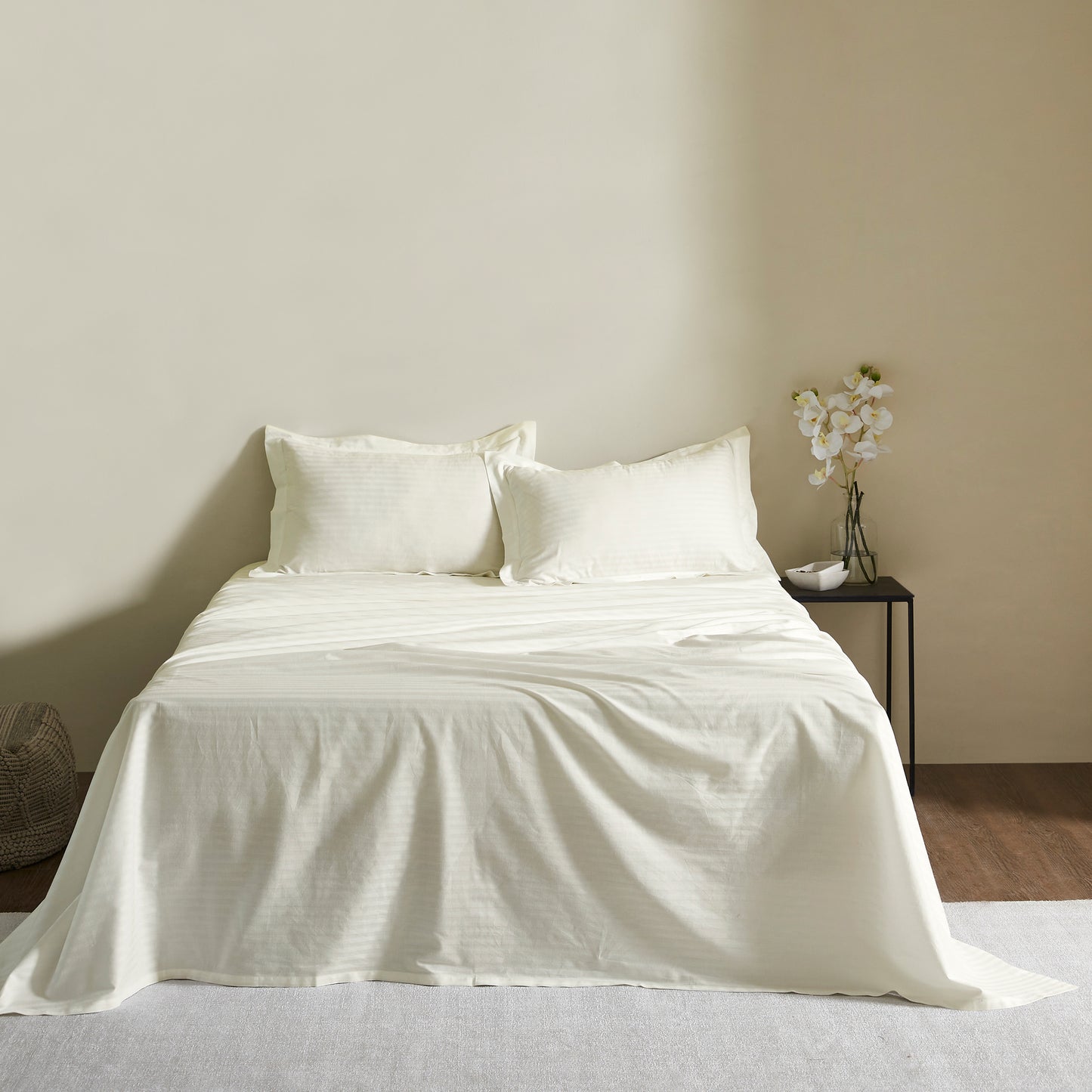 TREE STITCH STRIPE BEDSHEET - 300TC