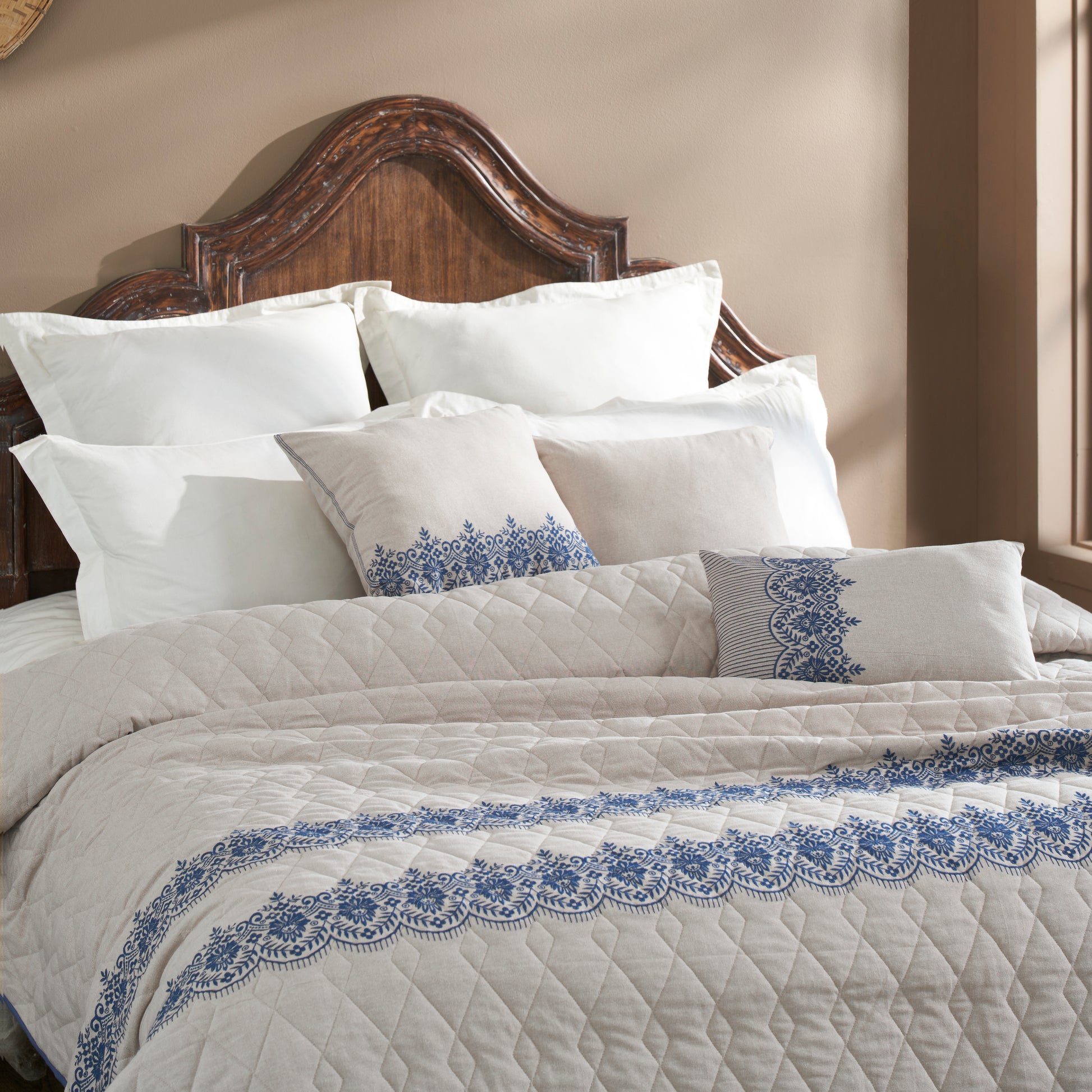 Premium Butterfly Embroidered Bedding Set