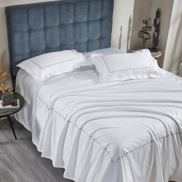 CONTRAIL EMBROIDERED BEDSHEET SET