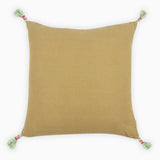 Tyche Embroidered Cushion Cover with Tassels