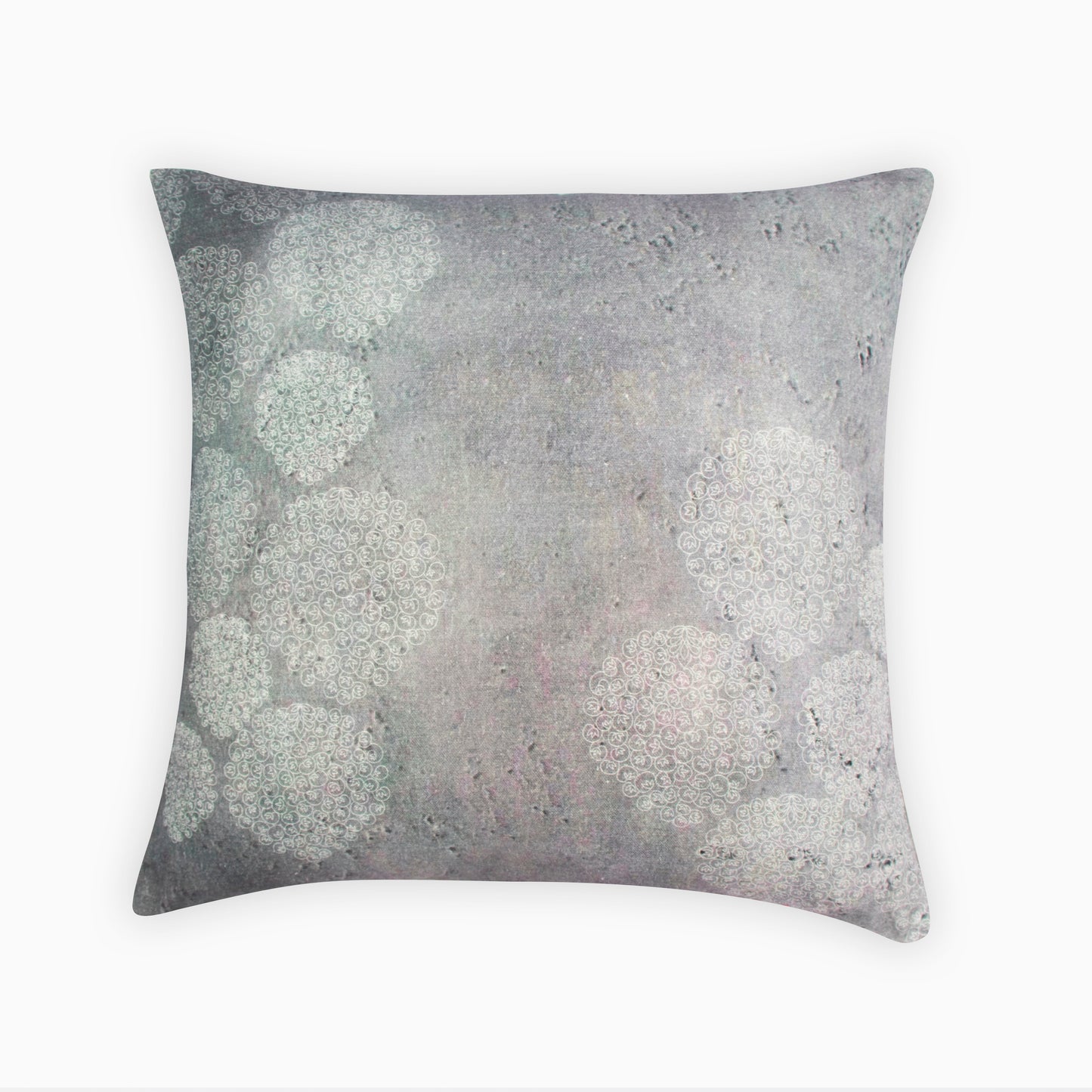 Aether Embroidered Cushion Cover with Digital Print | Houmn