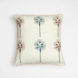 COMMON IVY BLOCK PRINTED COTTON CUSHION COVER
